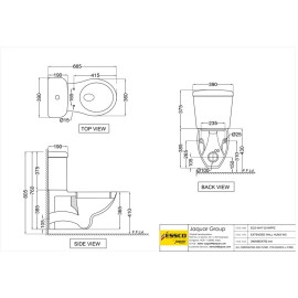 Extended Wall Hung WC