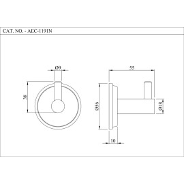 Single Robe Hook