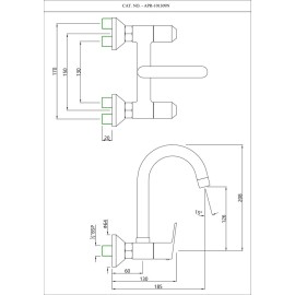 Sink Mixer with Swinging Spout