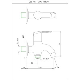 2-Way Bib Cock