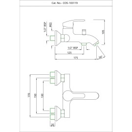 Single Lever Wall Mixer