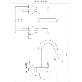 Sink Mixer with Swinging Spout