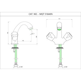 Central Hole Basin Mixer