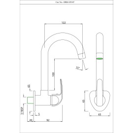 Sink Cock with Swinging Spout