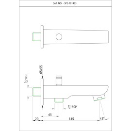 Aspire Bath Tub Spout