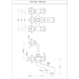 Wall Mixer 3-In-1 System