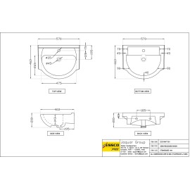 Semi Recessed Basin