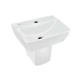 Wall Hung Basin With Half Pedestal 