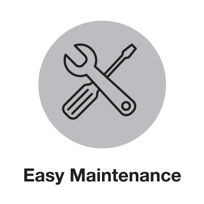 Easy maintenance